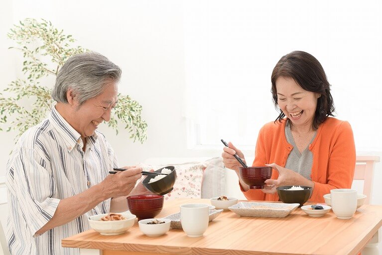 強く噛める、食事を楽しめる